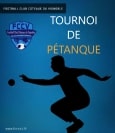 Affiche du tournoi de pétanque